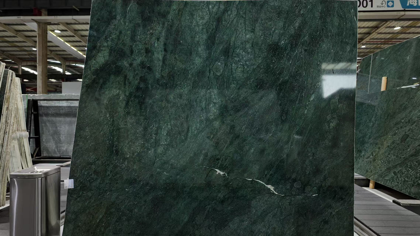 Rainforest Verde Marble Slab