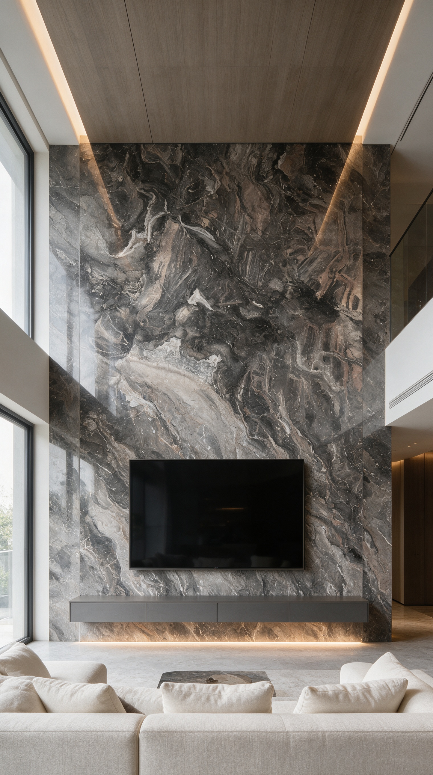 Venetian Brown Marble Slab