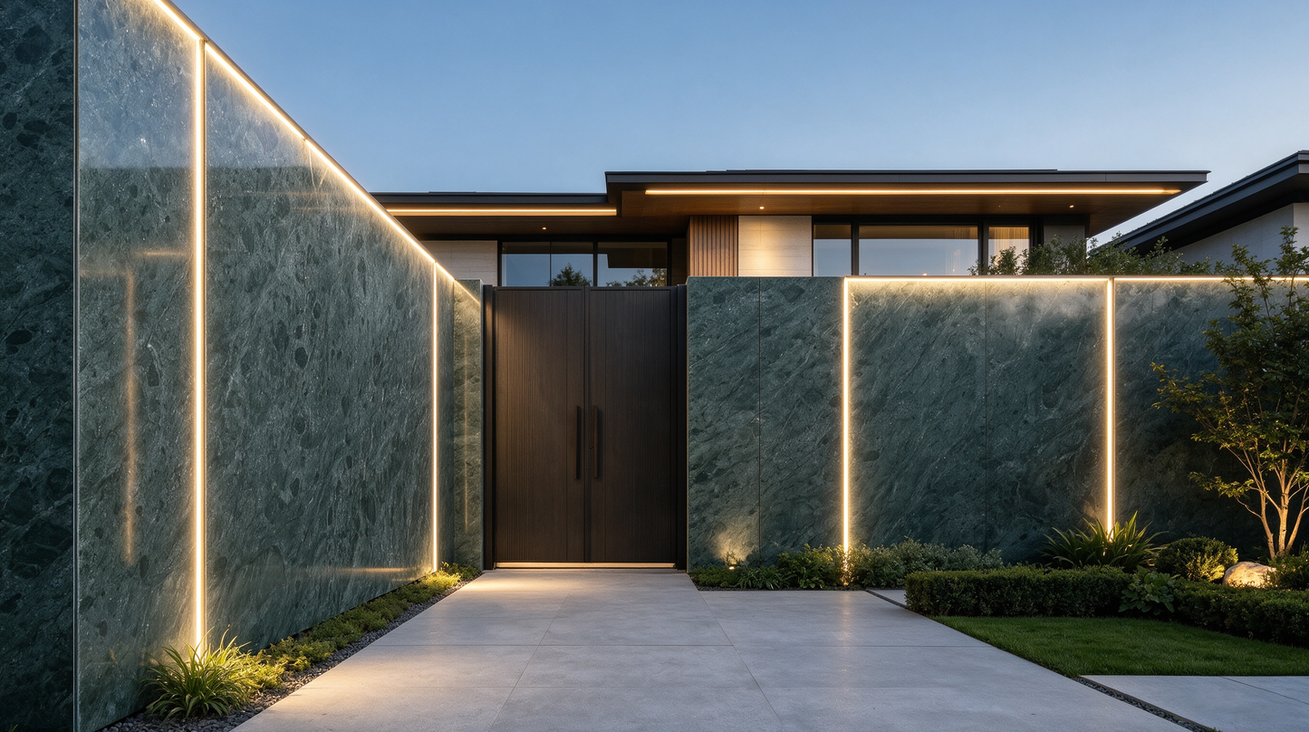 Rainforest Verde Marble Slab