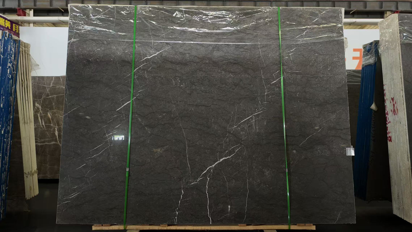 Christmas Grey Marble Slab
