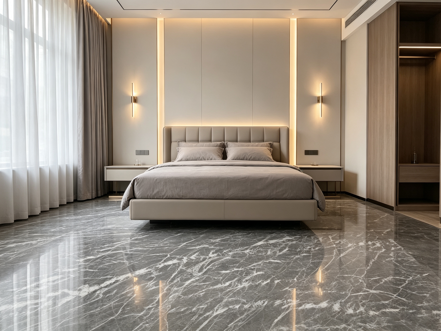 Italian Platinum Marble Slab
