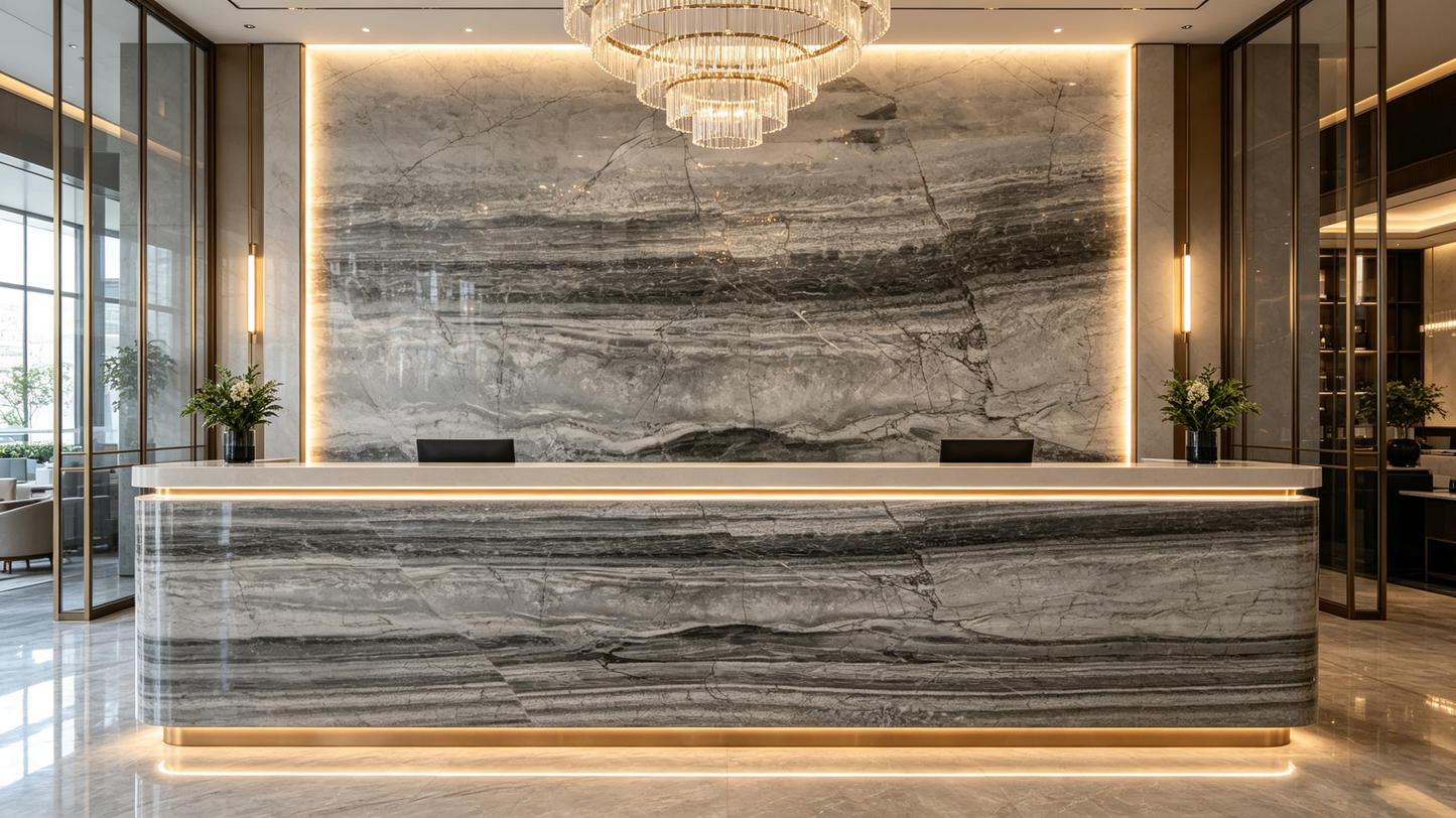 Galaxy Wood Marble Slab