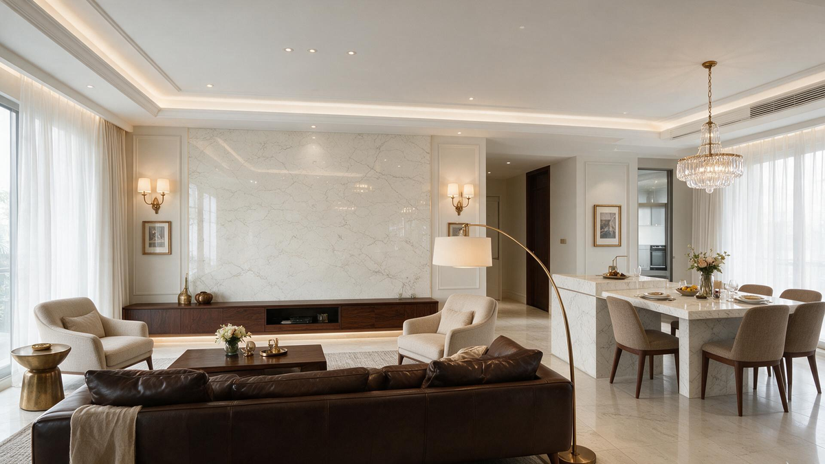 Platinum Beige Marble Slab