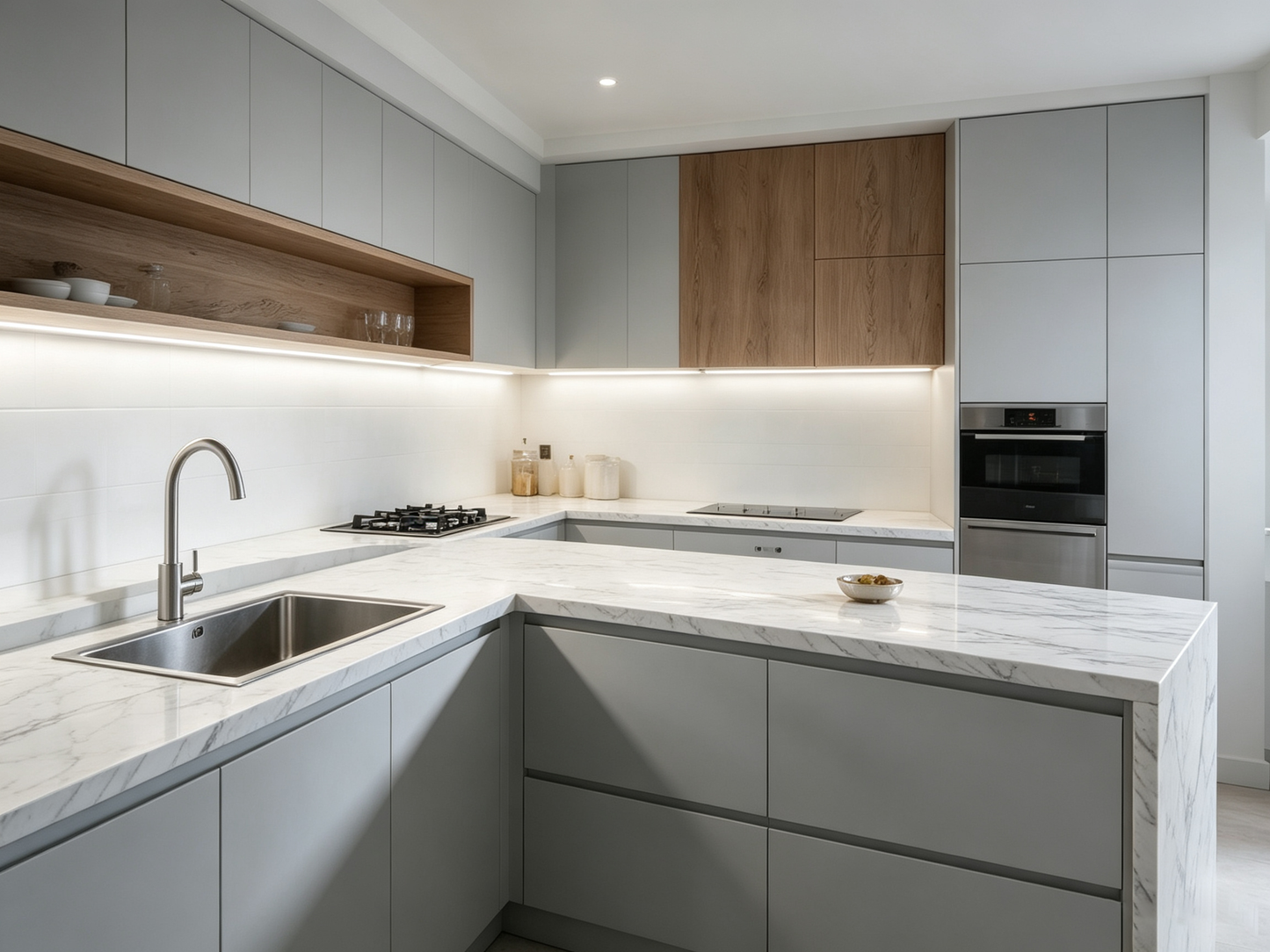 Carrara White Marble Slab