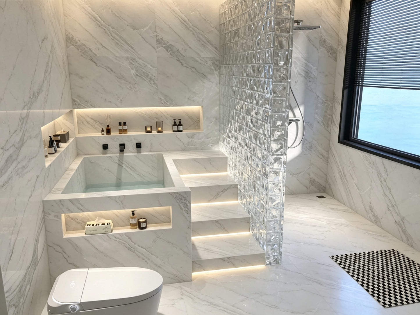 Carrara White Marble Slab