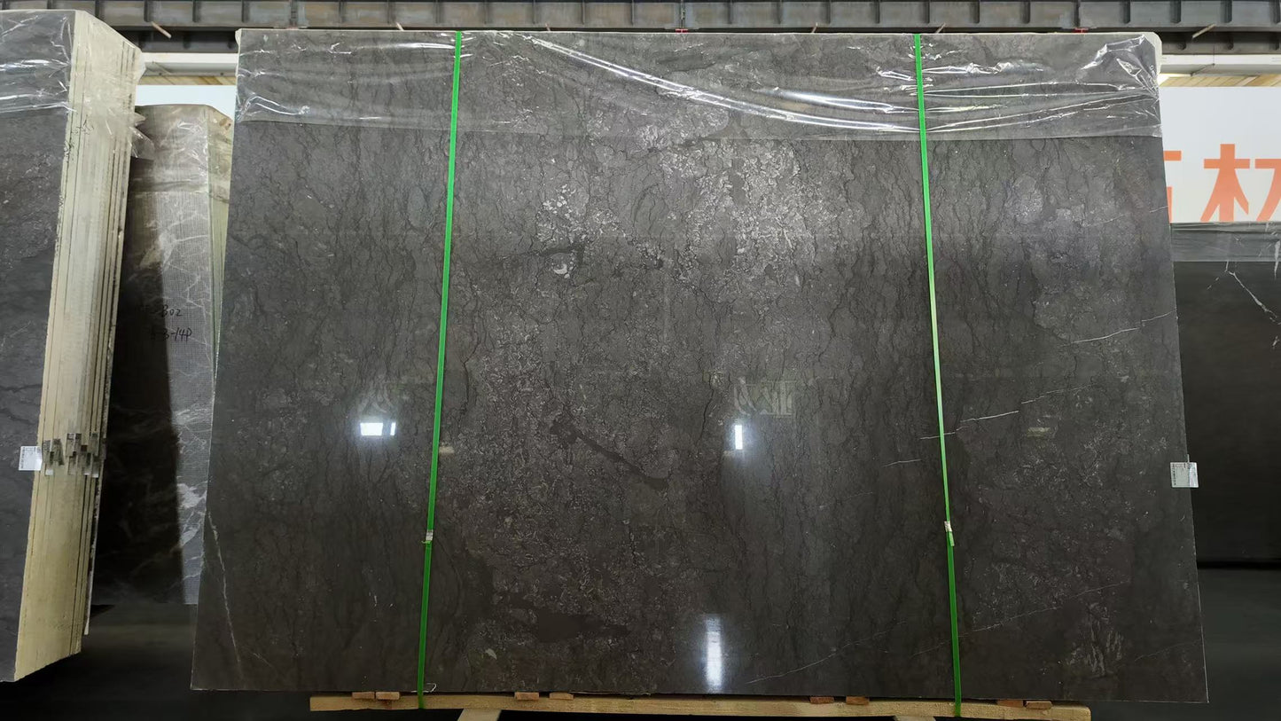 Christmas Grey Marble Slab