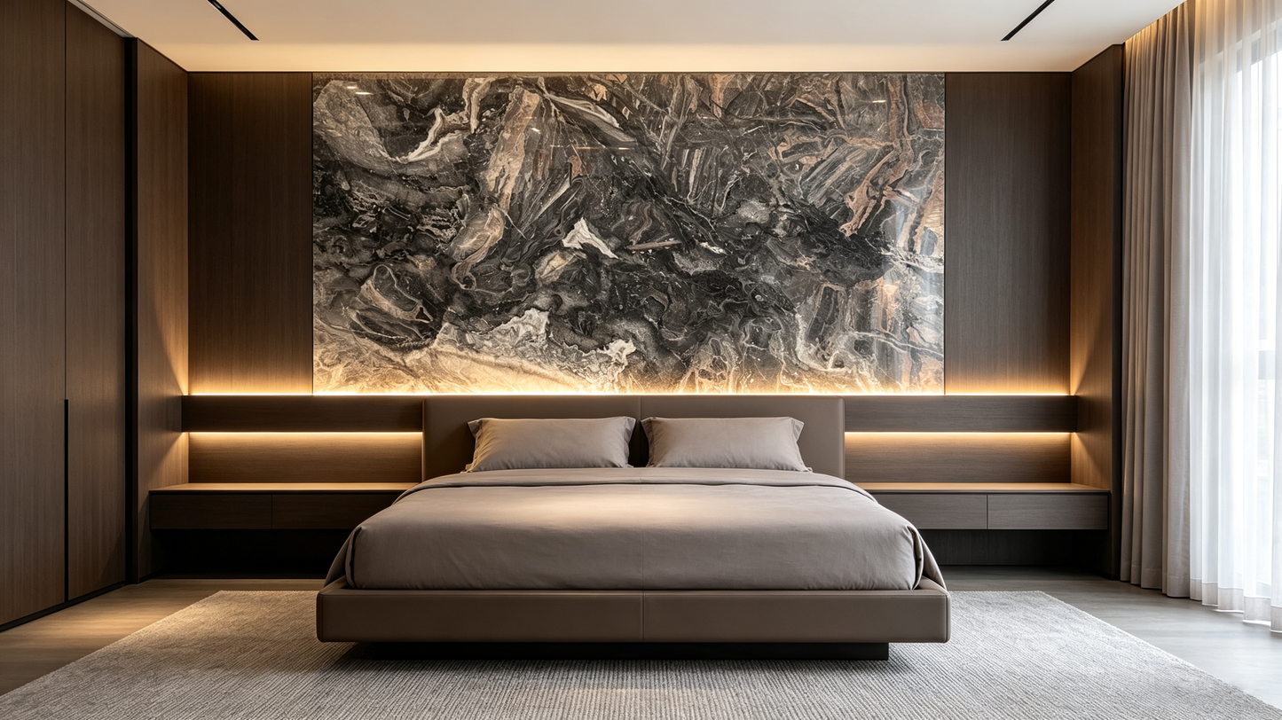 Venetian Brown Marble Slab