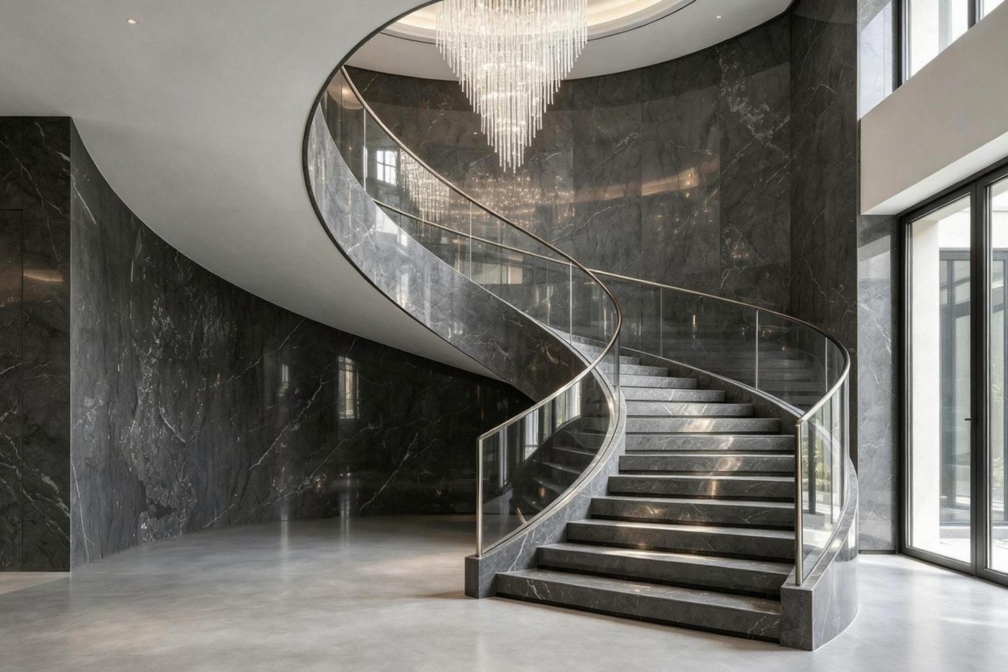 Christmas Grey Marble Slab